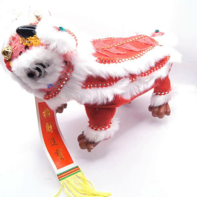 乐天商城 - 中華 獅子舞 操り人形 赤色＋白毛 221XL002-rd