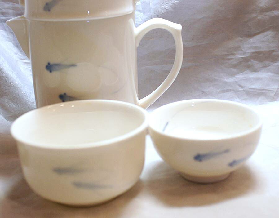 4点 茶具(茶器)セット 232R1 メダカ