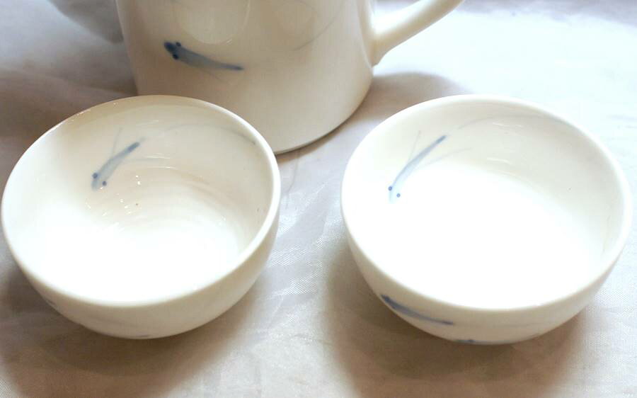 4点 茶具(茶器)セット 232R1 メダカ