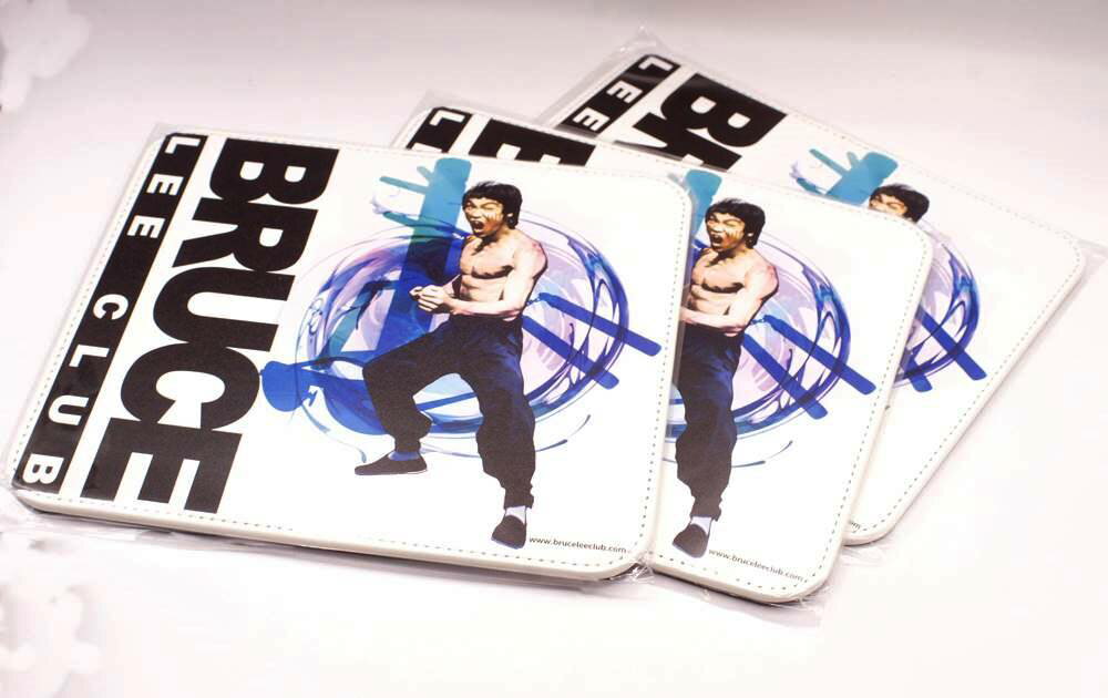 BRUCE LEE CLUB公認　ブルースーリー 李小龍 燃えよドラゴン マウスパッド ブルー（ライセンス商品）