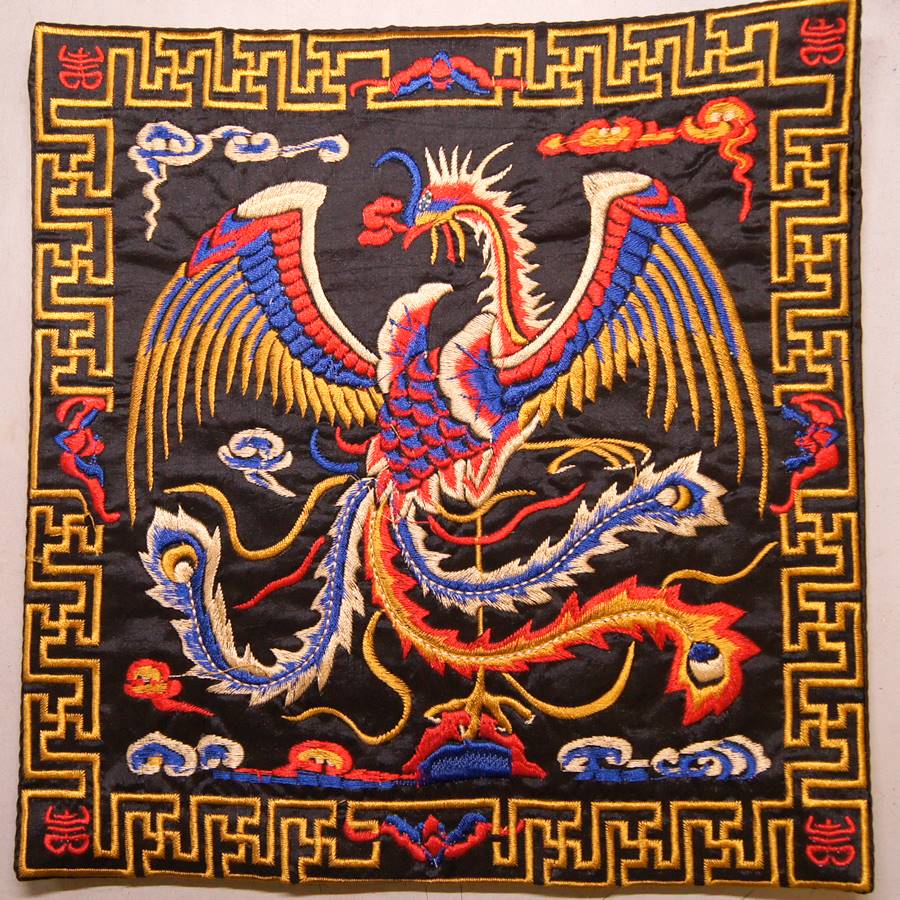 乐天商城 - 中華 刺繍 マット鳳凰 模様 新柄 色柄11