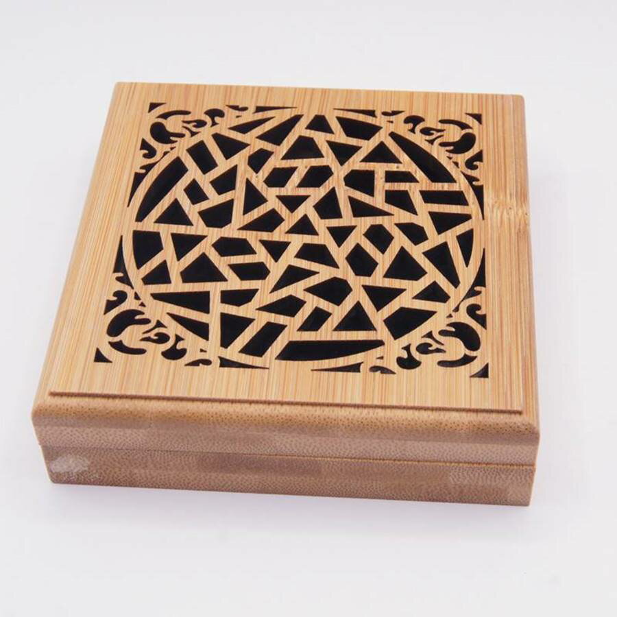 渦巻き香用 竹香炉 古代仏教装飾 円環金輪3