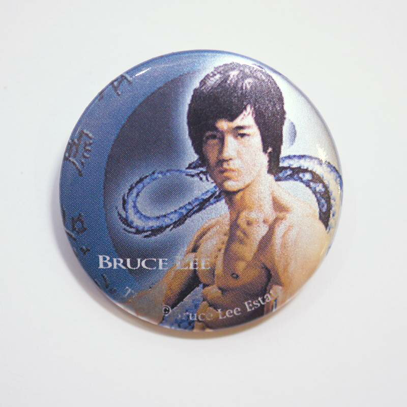 ユニバーサルスタジオ＝ライセンス商品 ブルース・リー(李小龍) 缶 バッジ20