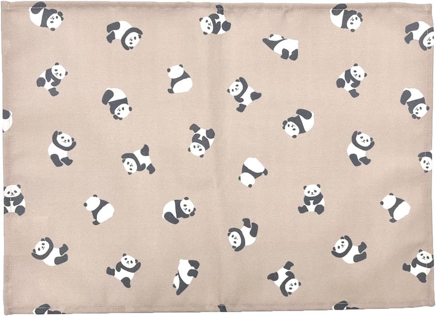 564 ぱんだ パンダ 星 ピンク ランチョンマット 30×40 名入れ 564