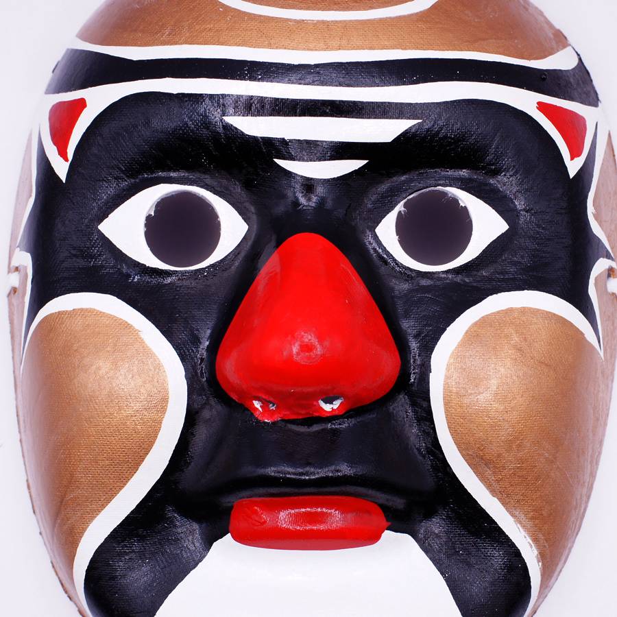 京劇面譜(隈取り面) 金A [2]