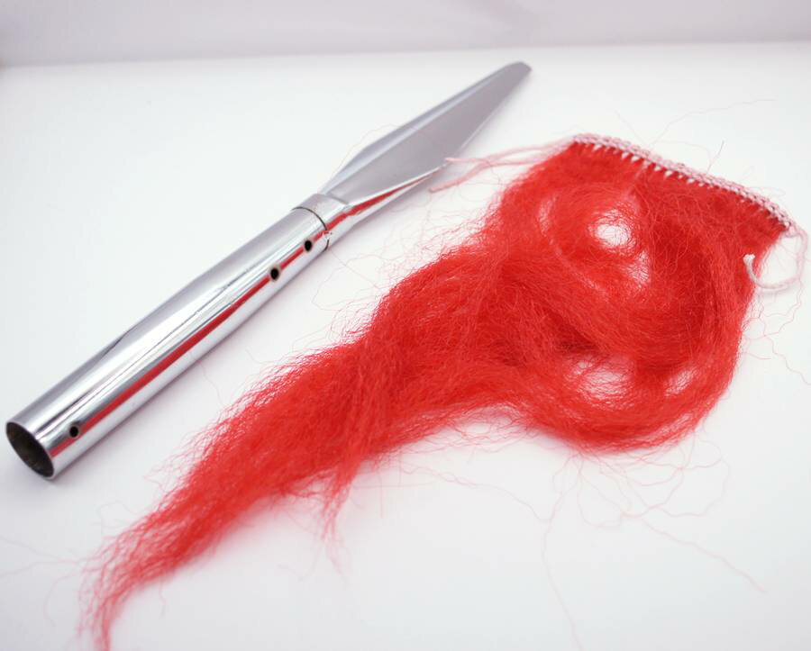 槍先セット　大サイズ約28cm　槍纓付き