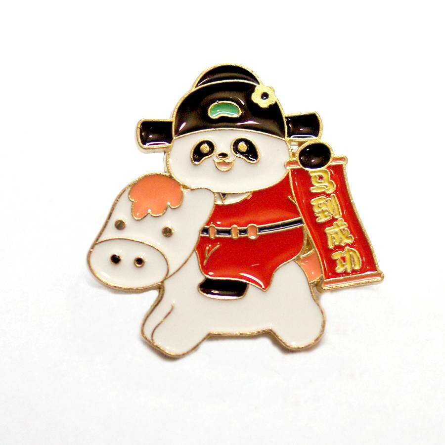乐天商城 - 春節パンダ ピンバッジ 237001-8