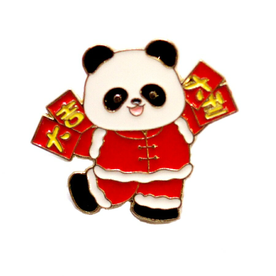 乐天商城 - 春節パンダ ピンバッジ 237001-2