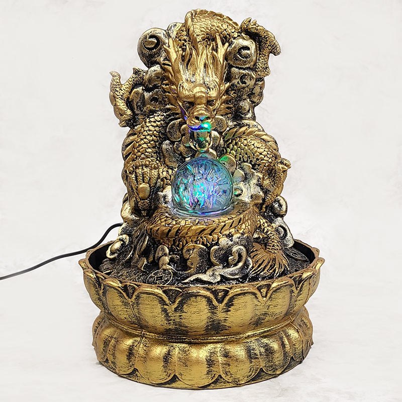 楽天市場】龍 噴水（インテリア小物・置物｜インテリア・寝具・収納