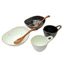 カレー皿・カップ・スプーン【リップルペアカレーセット】 【業務用食器】/テンポス