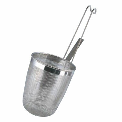 うどんテボ S 共柄 丸底 パンチング 18-8