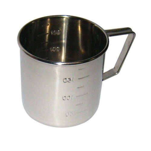 計量水マス 口無 200cc 18-8 クローバー/業務用/新品/小物送料対象商品