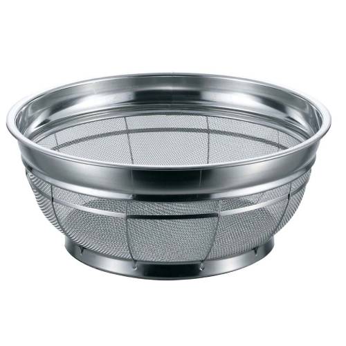 F型ザル 普通目 30cm 14メッシュ 18-8 BK/業務用/新品/小物送料対象商品/テンポス