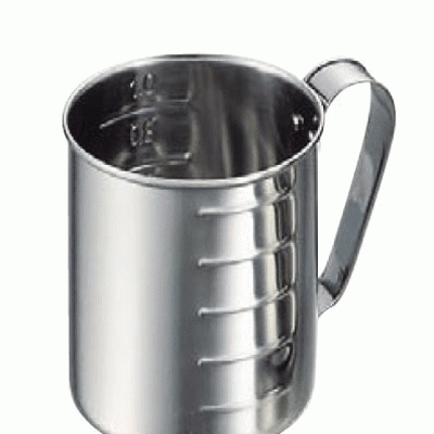 計量水マス 口無 500cc 18-8 クローバー/業務用/新品/テンポス