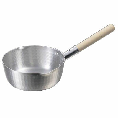 雪平鍋 19.5cm 両口 打出 アルミ K/業務用/新品/テンポス