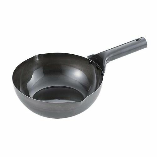Ih Compatible - 北京鍋 IH IH 鉄 北京鍋 22cm 内径:220、底径:130、板厚:1.6、深さ:75 /業務用/新品/小物送料対象商品