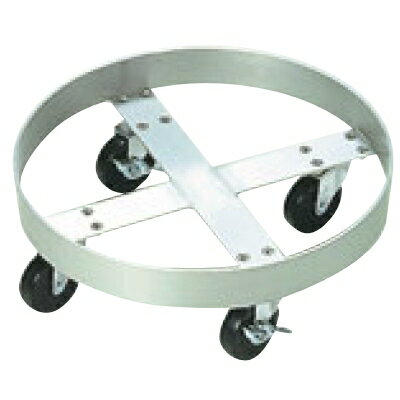 ダストボックス 【アルミ ペール台車 No.350 内寸φ350(GK45L用)】 / φ350×H144 /【業務用】【送料無料】