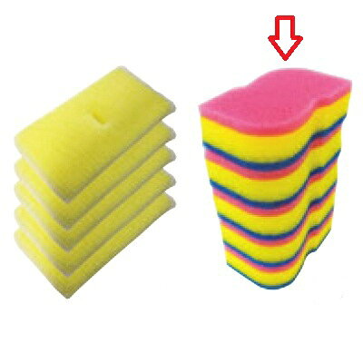 スポンジ キクロンプロ 外食産業用スポンジ（5入）ピンク/業務用/新品/小物送料対象商品