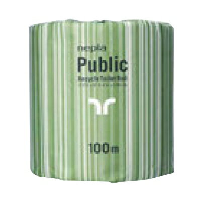 トイレットペーパー パブリック トイレットペーパー 100mシングル（80ヶ入)小物送料対象商品