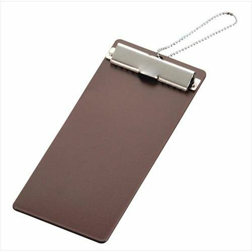 伝票クリップ 伝票クリップ EDC-2 中 ブラウン EDC-2 幅90 奥行210/業務用/新品/小物送料対象商品/テンポス