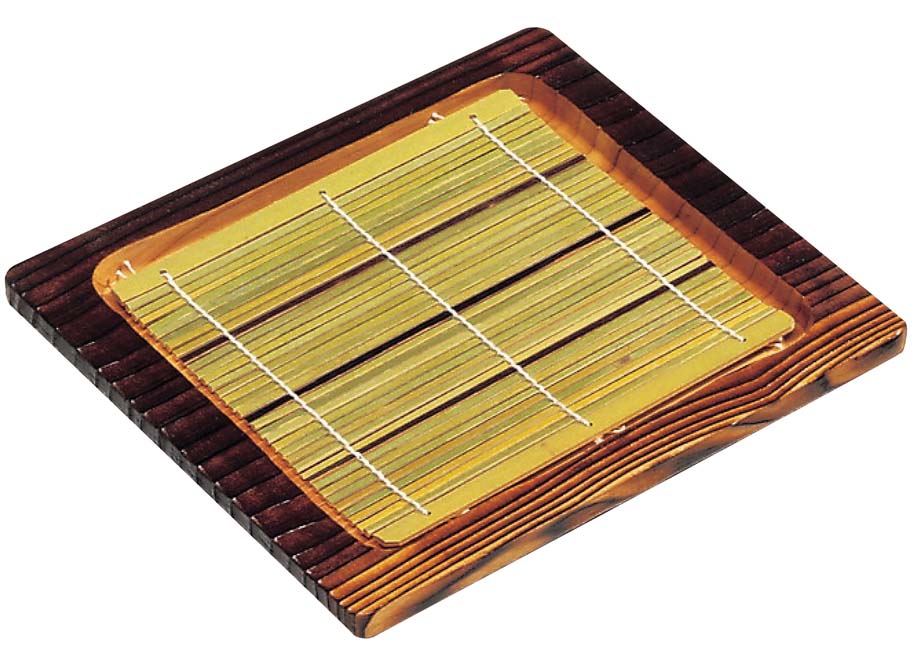 そば器 焼杉 正角ざる(19102)220×230 /業務用/新品/小物送料対象商品