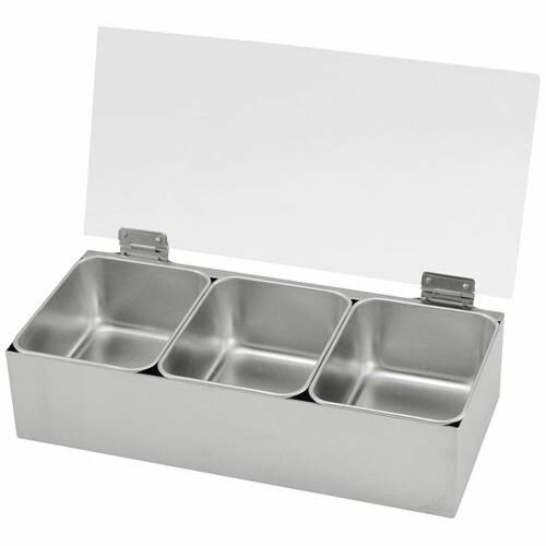 Other - EBM 18-8 開閉式ヤクミ入 取り外し透明カバー 3ケ入（大）/業務用/新品/小物送料対象商品
