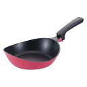 フライパン 楽チンPAN 23cm ピンク 幅404 奥行227 底径:150、底厚:4.7、深さ:45/業務用/新品 /小物送料対象商品/テンポス