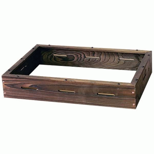 NHO－6SY用【ニッセイ】電気おでん鍋用 木枠(焼杉) 幅499×奥行349×高さ83(mm) /小物送料対象商品