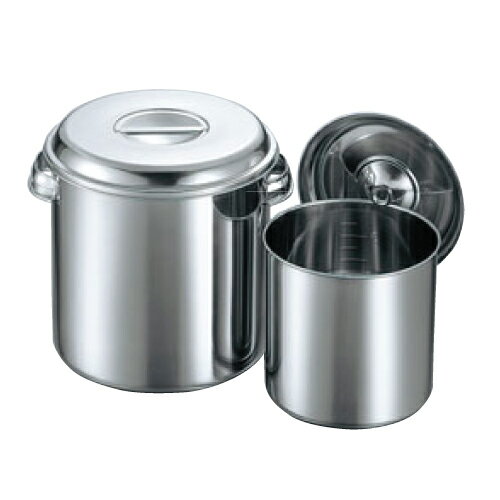 クローバー モリブデン 丸型キッチンポット(目盛付)33cm 手付/業務用/新品 /テンポス