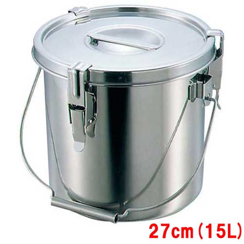 クローバー モリブデン パッキン寸胴鍋 27cm 吊付/業務用/新品/送料無料