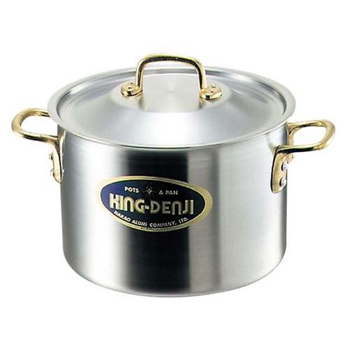 キングデンジ 半寸胴鍋(目盛付)30cm/業務用/新品/送料無料