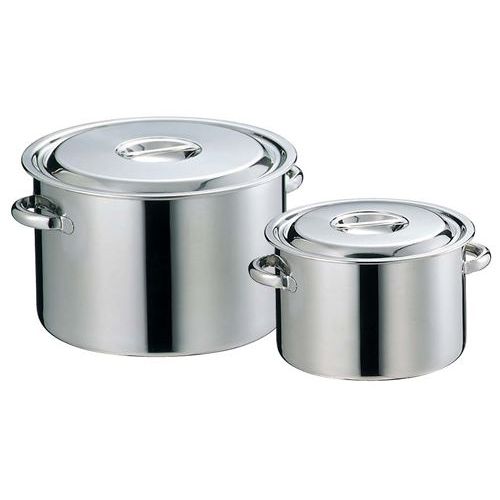 EBM モリブデン 半寸胴鍋(目盛付)51cm 手付/業務用/新品/送料無料