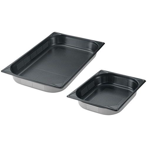 【GNホテルパン】【ガストロノームパン】EBM 18-8 穴明 ノンスティック加工 1/1 100mm /業務用/新品/小..