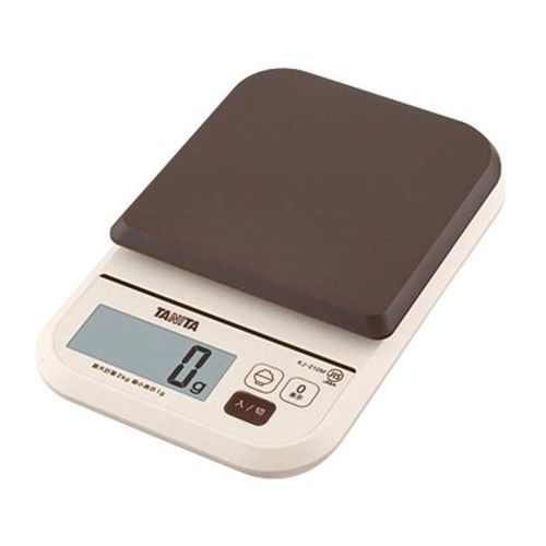 Scales - タニタ デジタルクッキングスケール 1kg KJ-111M-BR ブラウン 幅188×奥行125×高さ33(mm)/業務用/新品/小物送料対象商品