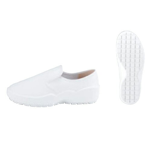 弘進 スニーカー シェフメイト α7000 白 23.5cm/プロ用/新品 /小物送料対象商品