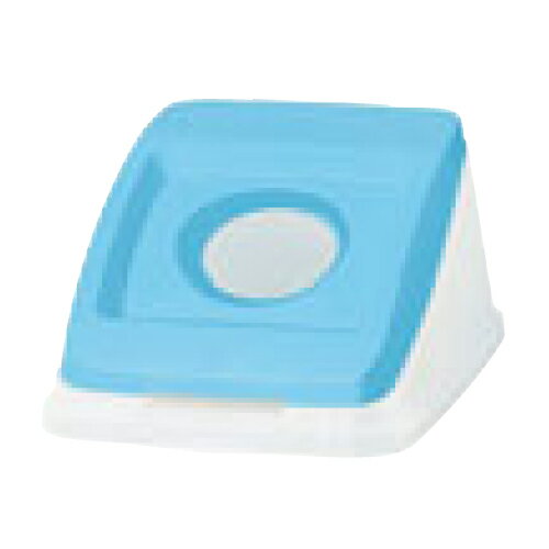 アロン 分別ペールCN50 丸プッシュ蓋スカイブルー(ペットボトル) /プロ用/新品 /小物送料対象商品