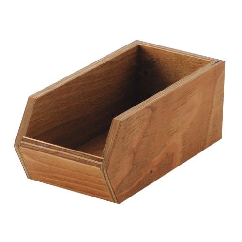 EBM 木製オーガナイザーボックス ダークウォールナット塗装 /業務用/新品/小物送料対象商品