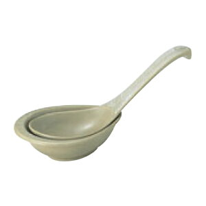 銀峯みしま 陶器 レンゲのみ 大 00-1917/プロ用/新品 /小物送料対象商品