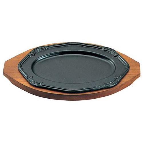 アサヒ 鉄 ステーキ皿 A-106-36 梅 幅305×奥行210(mm)/業務用/新品/小物送料対象商品