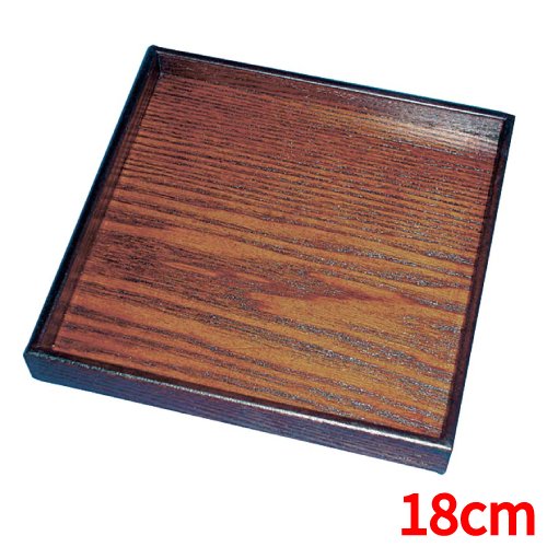 木製 角皿 宴 18cm /業務用/新品/小物送料対象商品