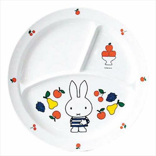 【メラミン 子供食器 ミッフィーフルーツシリーズ 丸ランチ皿 CM-65FR】 高さ23(mm)/業務用/新品/小物送料対象商品