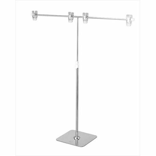 ダブルスタンドポスター掛 クローム(TW型)40728 幅400×高さ300~500(mm)/業務用/新品/小物送料対象商品/..