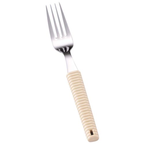 Cake Fork - デザートフォーク 【18-8 味道楽 デザートフォーク アイボリー】全長:200/業務用/新品/小物送料対象商品