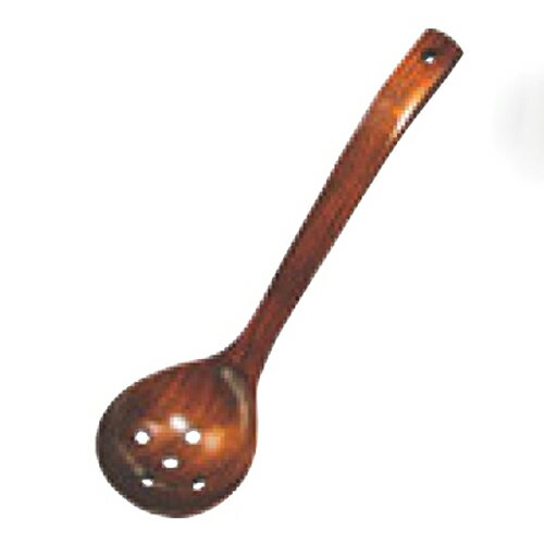 お玉 木製 うるし塗り 穴明きお玉杓子 小 /業務用/新品