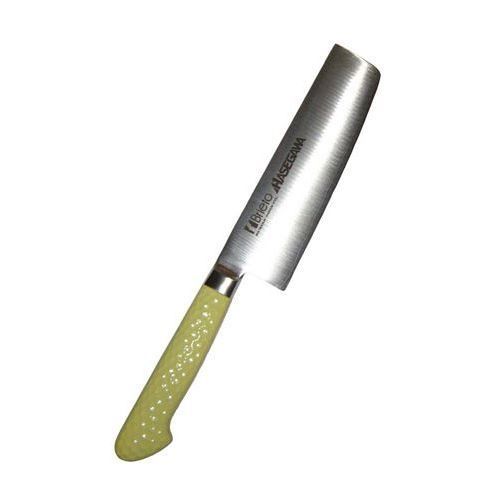 商品情報商品コード：aa1-6606430商品名：ハセガワ 抗菌カラー庖丁 菜切 MNK-16 16cm イエロー寸法：長さ：286、厚さ：2型式：MNK-16お届け数(合計)：1重量：0.16kg商品コメント：●一流包丁メーカーとの共同開発製品ですから、品質は保証付きです。●材質は、不錆スウェーデン鋼をベースにしたブライト特殊鋼です。●柄は18-8ステンレス鋼の一体仕上げで雑菌の棲みかを作りません。また、抗菌特殊塗装を施してありますから、食材別使い分け管理に効果的です。配送料について【ご注意】画面上の色はブラウザやご使用のパソコンの設定により実物と異なる場合があります。JANコード：4994808072436