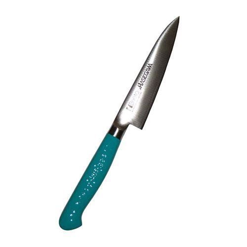 ペティナイフ ハセガワ 抗菌カラー庖丁 ペティーナイフ MPK-12 12cm グリーン MPK-12 長さ:240、厚さ:1.8/業務用/新品 /テンポス