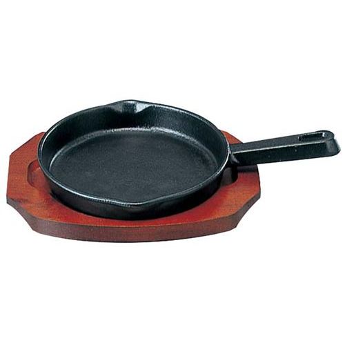 SN 鉄製ステーキ皿 丸型B 手付 15cm SN/業務用/新品/小物送料対象商品