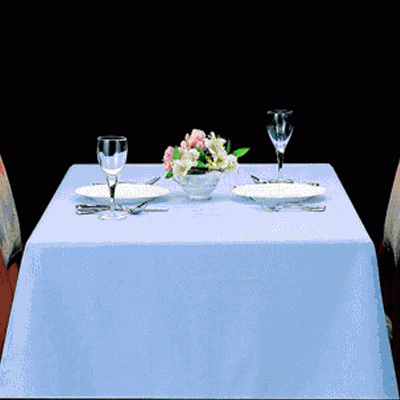 テーブルクロス モアレ(柄番15)グリーン 1500×2000/プロ用/新品 /小物送料対象商品