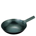 山田 鉄 打出 中華片手鍋 42cm(板厚1.6mm)/業務用/新品/小物送料対象商品