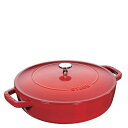 ストウブ ブレイザーソテーパン 28cm チェリー 40511−474/業務用/新品/送料無料